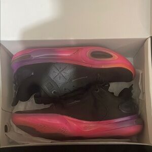 Men Black and Pink Athletic Shoes